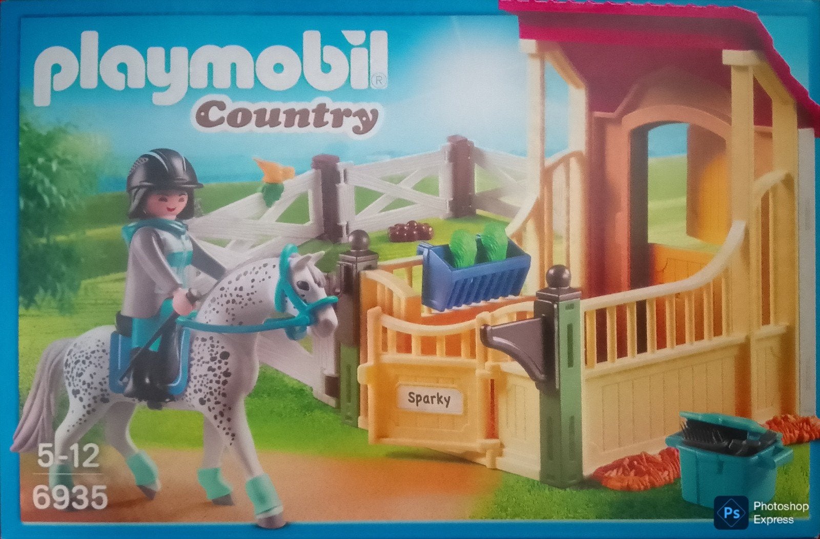 Country Appaloosa Met Paardenbox 6935, Ophalen of Verzenden, Gebruikt, Complete set