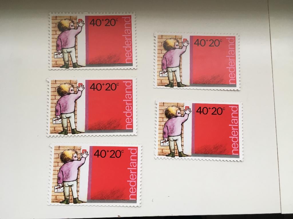PZ36 Bedankkaart Kinderpostzegels Door het kind - Voor 1978, Ophalen of Verzenden, Gestempeld, Overige thema's