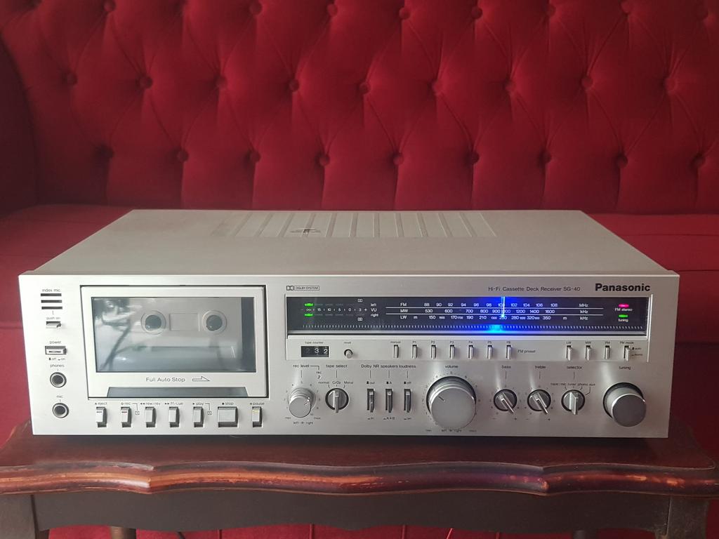 Panasonic SG-40 Hi-Fi Cassette Deck Versterker, Ophalen of Verzenden, Overige merken