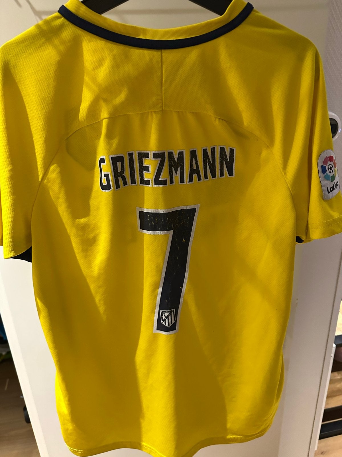 Griezmann Atletico Madrid Thuisshirt Maat L, Ophalen, Geel, Gedragen, Maat 42/44 (L)