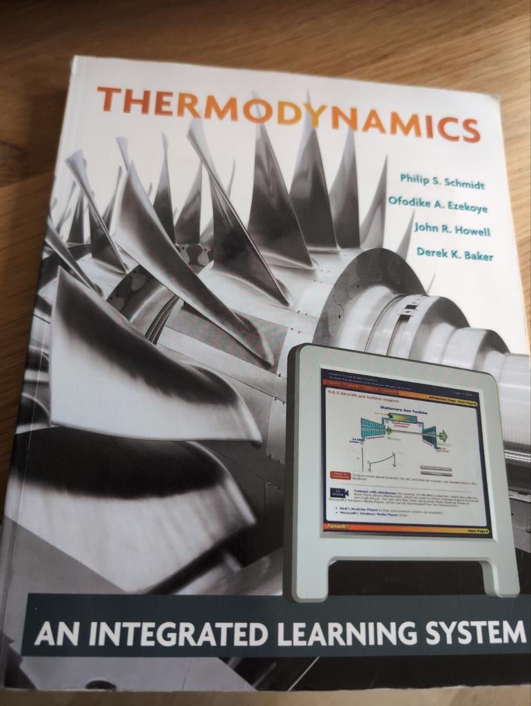 Thermodynamica Studieboek Techniek - Schmidt, Boeken, Ophalen of Verzenden, Beta, Zo goed als nieuw