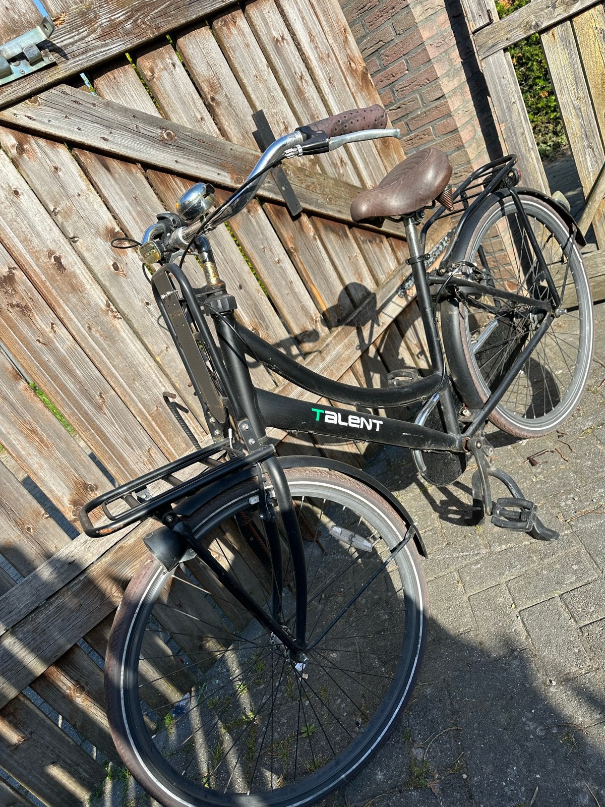 Talent Transportfiets Zwart met Nexus Versnellingen, Overige merken, Gebruikt, Versnellingen, 56 cm of meer