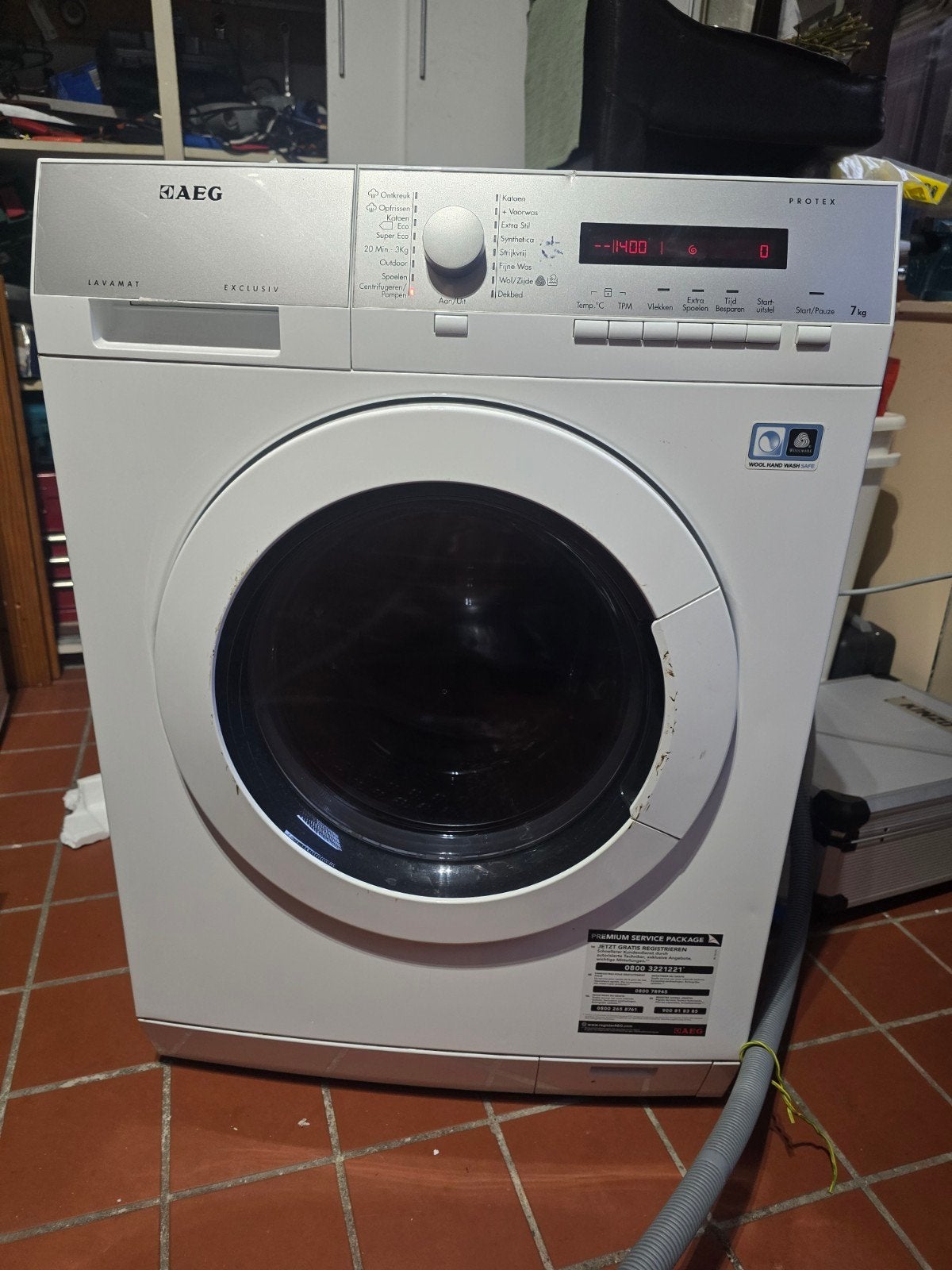 Defecte Bosch wasmachine, Witgoed en Apparatuur, Ophalen of Verzenden, Voorlader, Niet werkend, 85 tot 90 cm