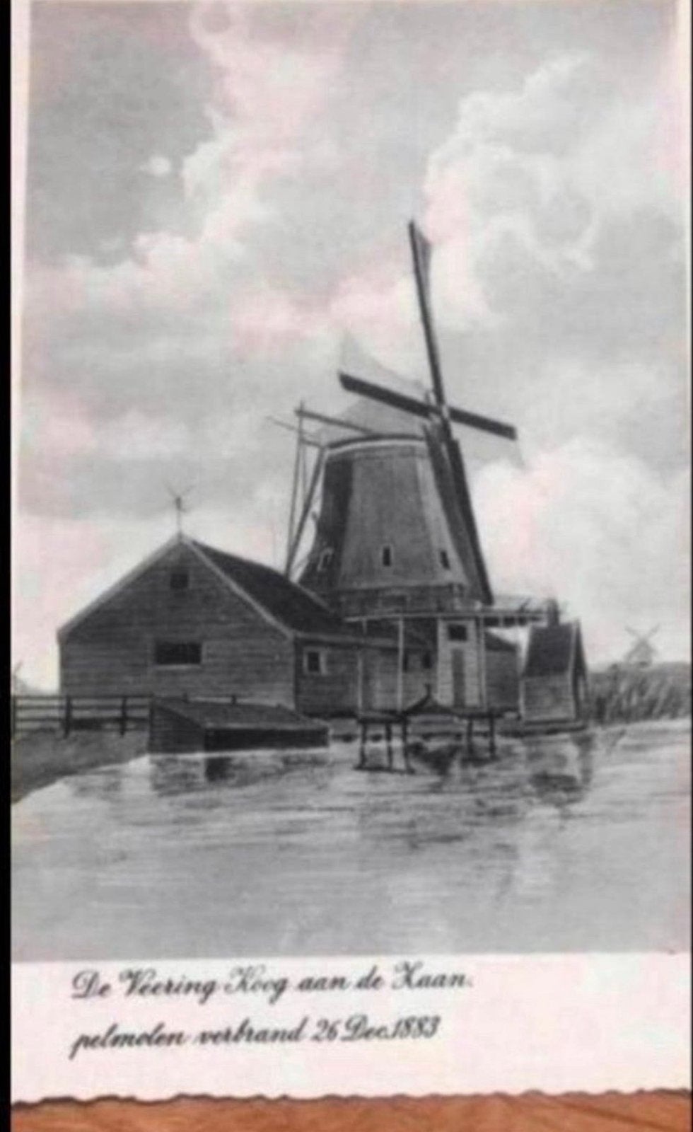 Oude ongelopen ansichtkaart 'De Veering', Koog aan de Zaan, Ophalen of Verzenden, Voor 1920, Ongelopen, Noord-Holland