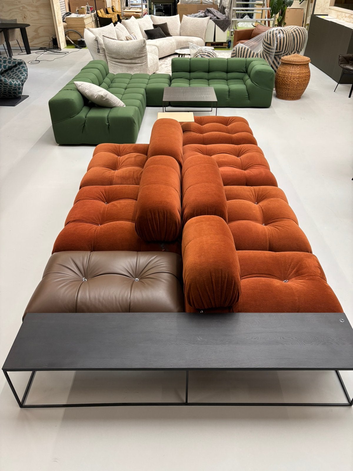 B&B Italia Camaleonda modulair Licata 333 wolvelours alpaca, 125 cm of meer, 9723 CA, Nieuw, Info@michelde thouars.nl