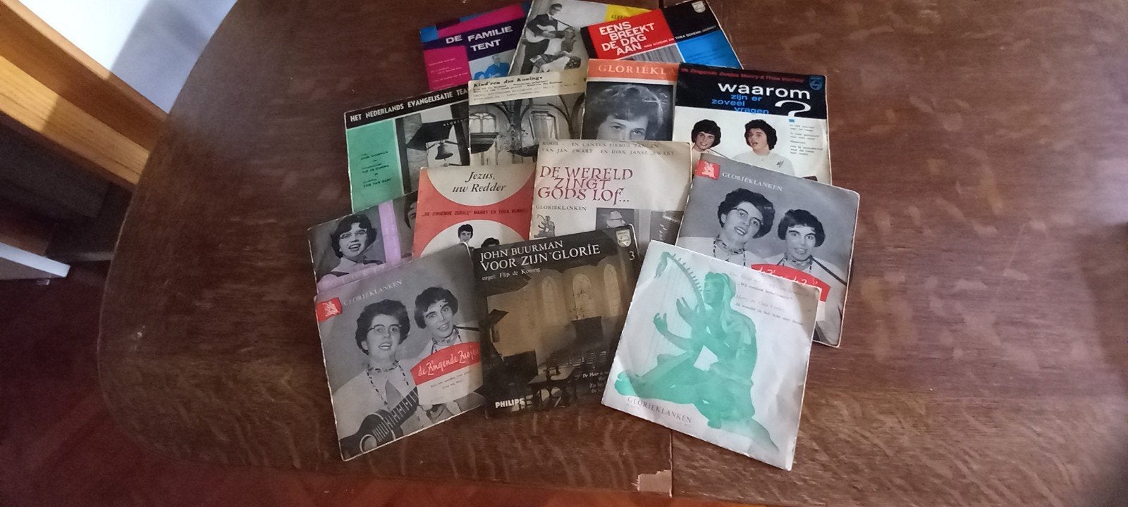 Partij van 10+ Christelijke 7 inch singles - Jaren '60/'70, Cd's en Dvd's, Gebruikt, 7 inch, Ophalen of Verzenden, EP
