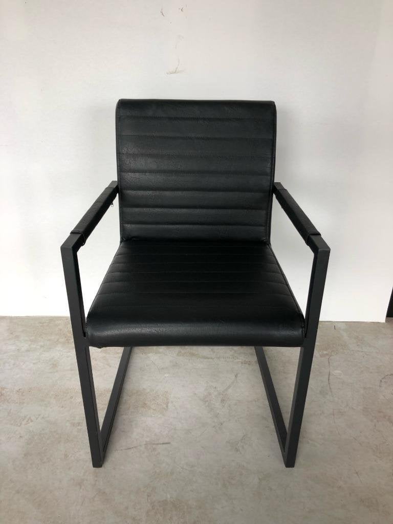 Industriële stoel BLOCK zwart, stoelen, Ophalen of Verzenden, Nieuw, Zwart, Vijf, Zes of meer stoelen