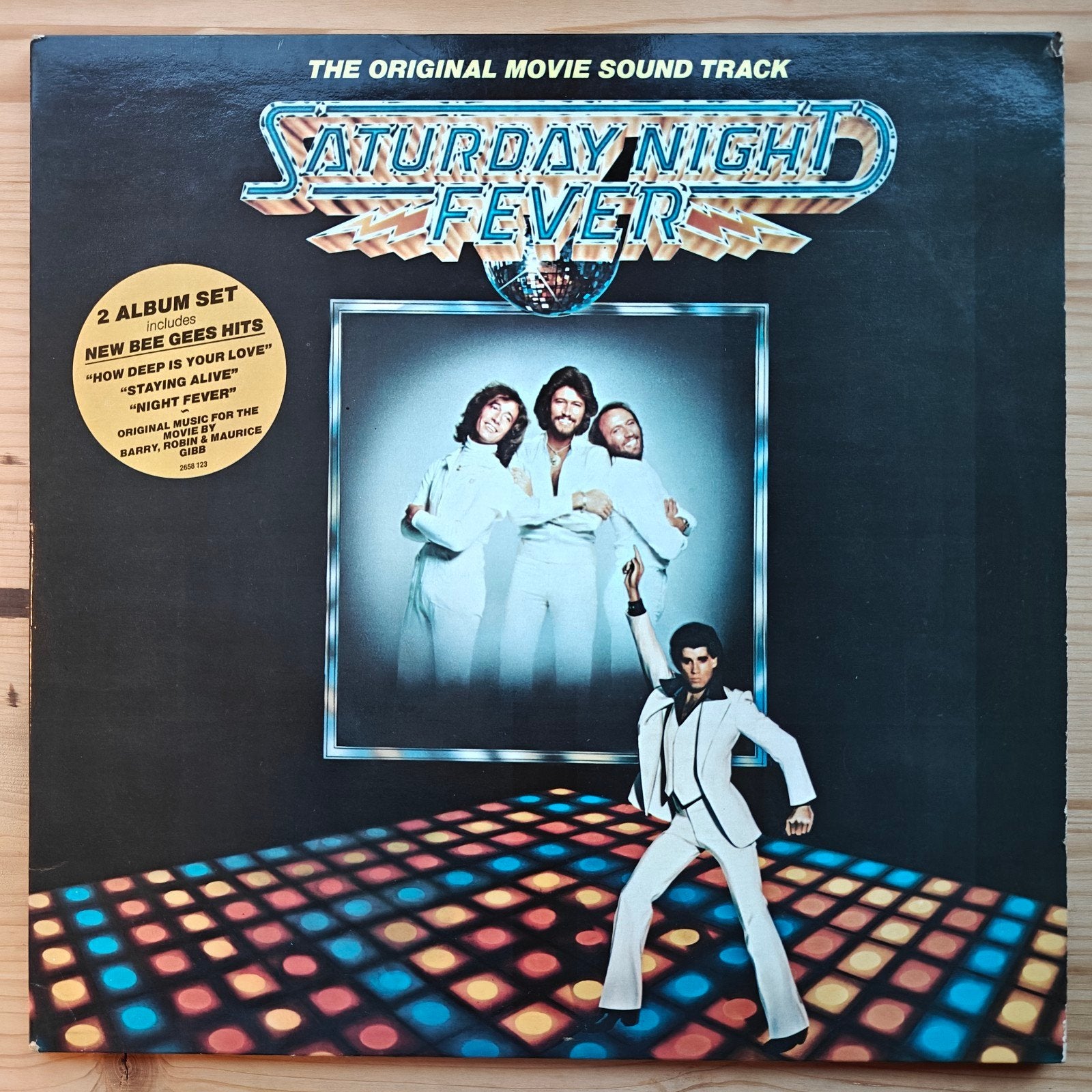 LP · Saturday Night Fever – The Original Movie Sound Track, Gebruikt, Ophalen of Verzenden, Beschermende buitenhoes, Pop