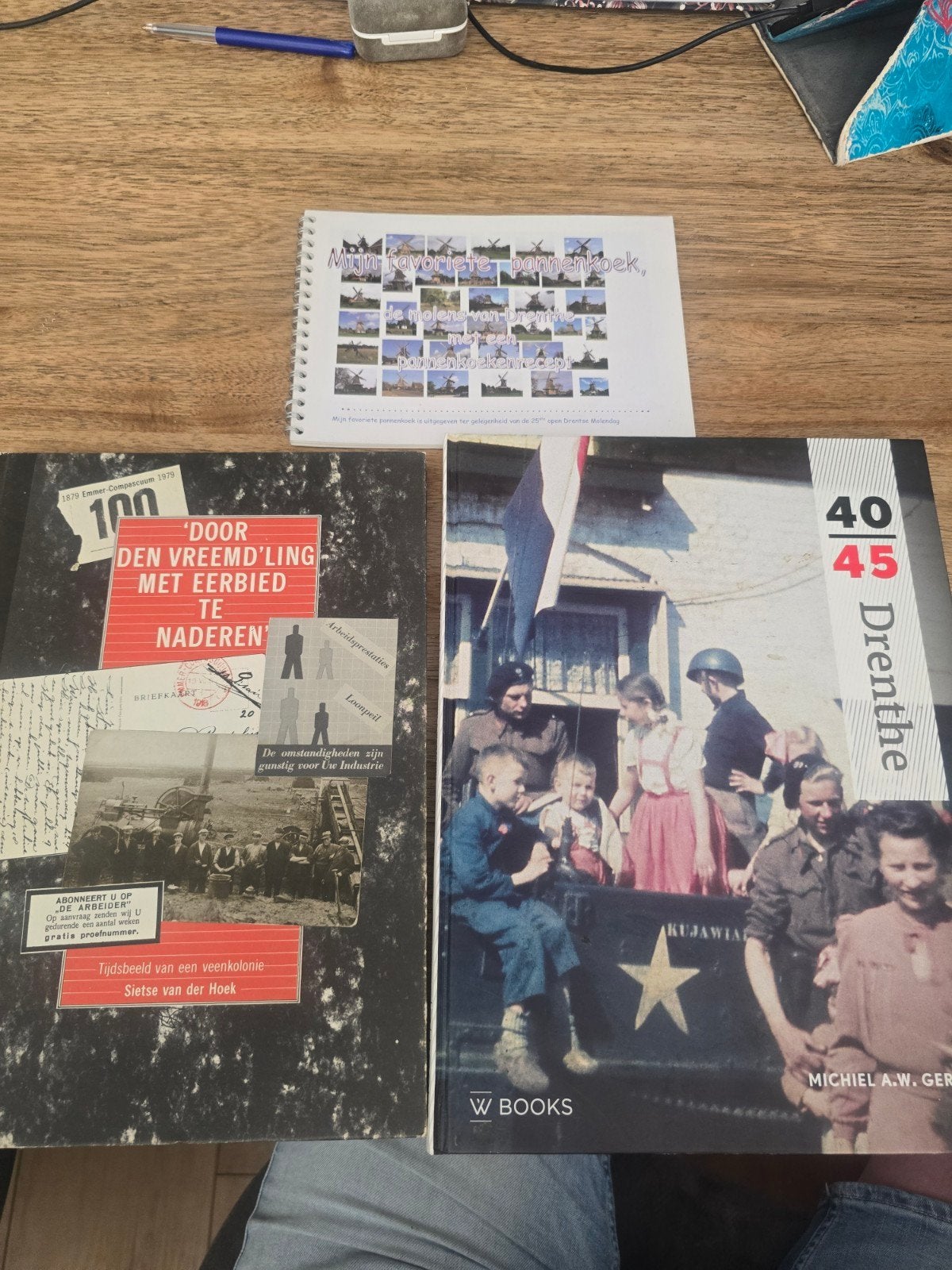 Boeken over Drenthe: WOII, Veenkolonie & Molens, Boeken, Ophalen of Verzenden, 20e eeuw of later, Gelezen, Michiel A.W. Gerding, Sietse van der Hoek