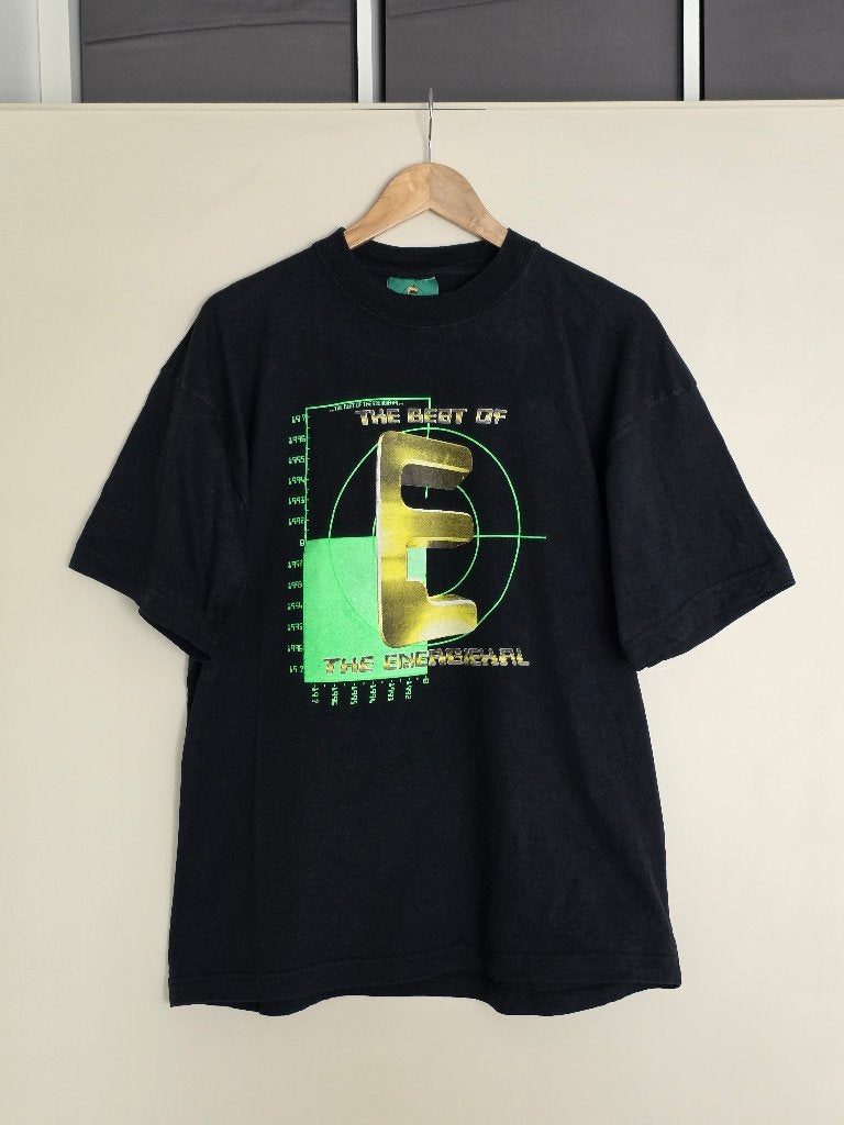 Energiehal T-shirt (1997) XL Hardcore Gabber Thunderdome, Thunderdome, Zwart, Maat 56/58 (XL), Ophalen of Verzenden