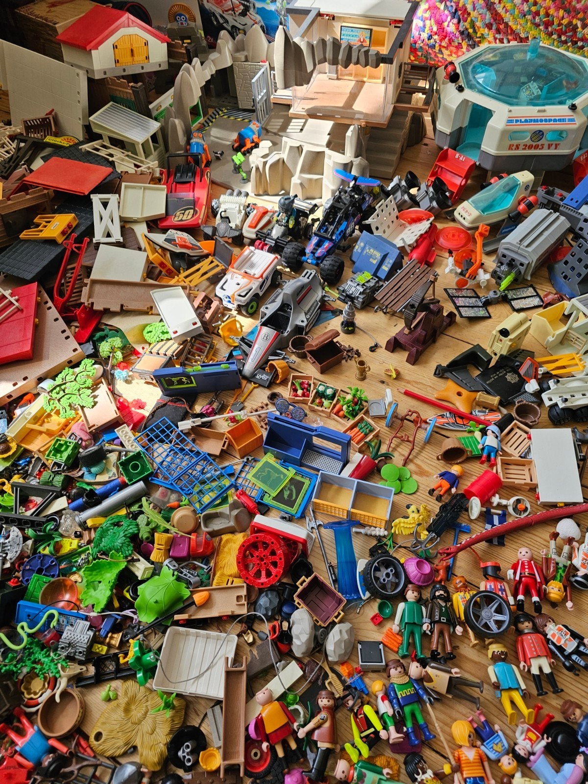 23 kilo Playmobil - Vele sets!, Ophalen, Gebruikt, Losse onderdelen