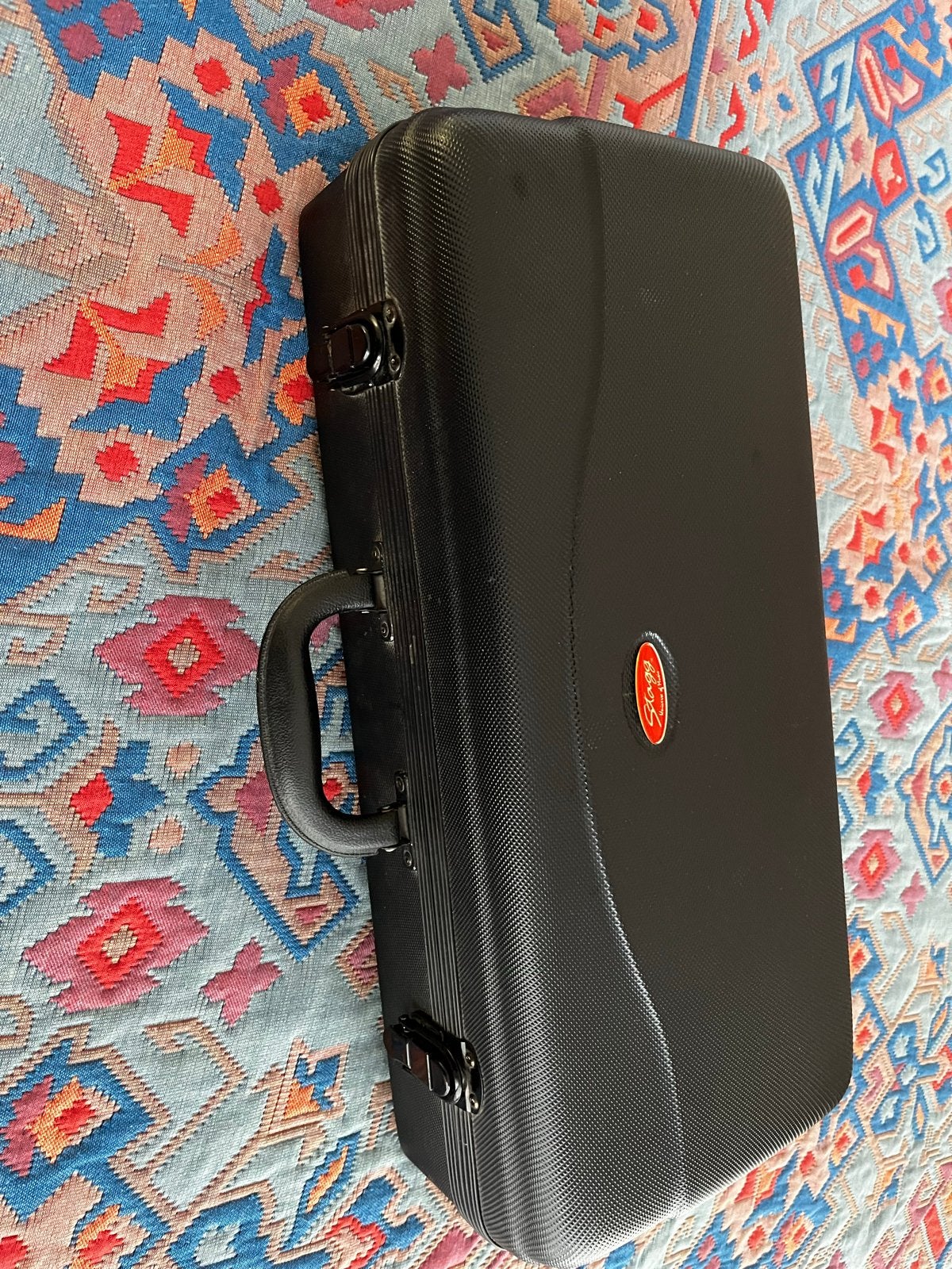 Stag Bb trompet (nieuwstaat) - Bach  kopie€ 175,-, Muziek en Instrumenten, Blaasinstrumenten | Trompetten, Ophalen of Verzenden