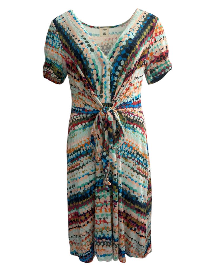 Aldo Martins jurk L, Kleding | Dames, T-shirts, Zo goed als nieuw, Maat 38/40 (M), Blauw, Korte mouw, Ophalen of Verzenden