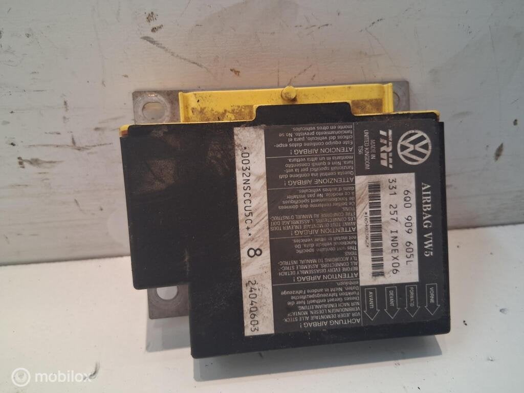 Airbag module Seat Ibiza 6L 1.4-16V ('02-'09) 6Q0909605L, Gebruikt, Ophalen of Verzenden, Seat, Seat