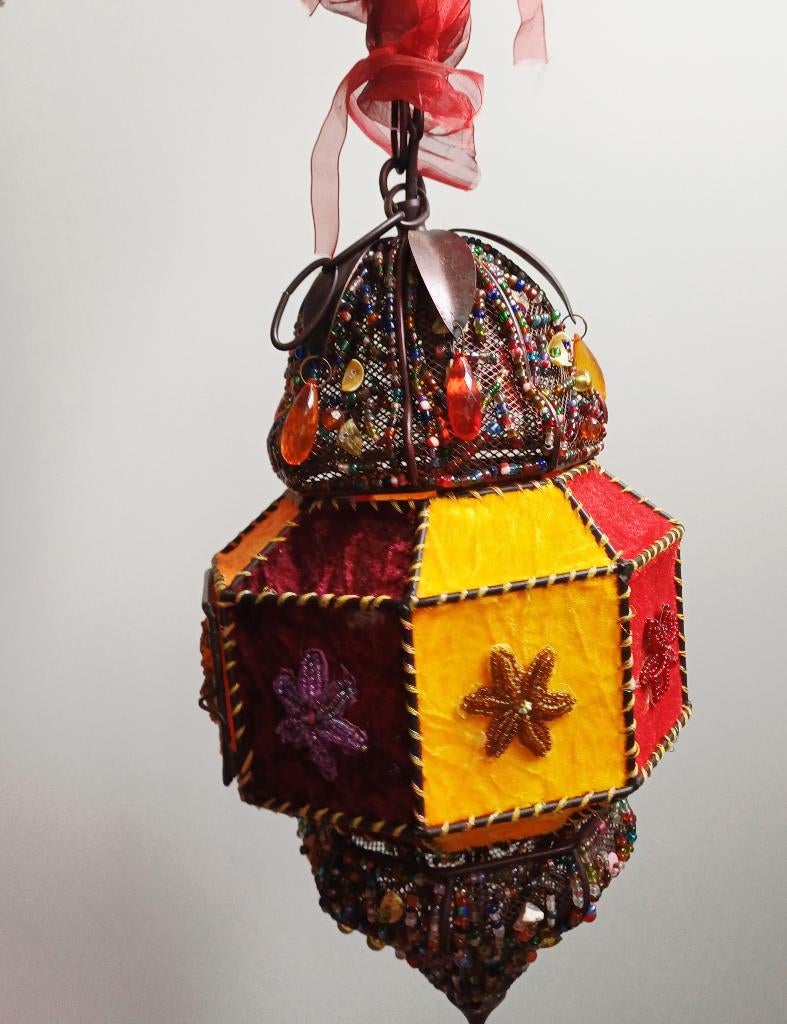 Arabische  lamp, Huis en Inrichting, Lampen | Hanglampen, Ophalen of Verzenden, Gebruikt, Overige materialen, Minder dan 50 cm