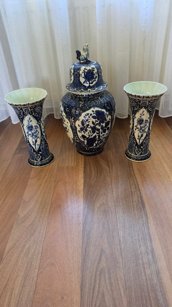 Delfs blauw kast set, Antiek en Kunst, Antiek | Vazen, Ophalen