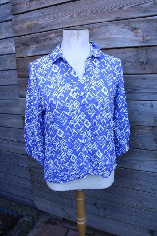 Tuniek blauw/ wit Green Ice mt M Vaste prijs, Kleding | Dames, Maat 38/40 (M), Blauw, Ophalen of Verzenden, Zo goed als nieuw