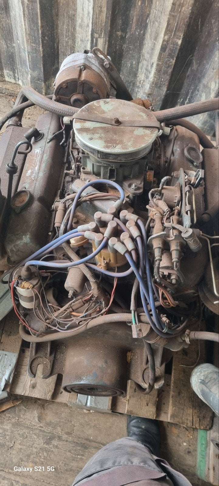 schevy 350 5.7 liter, Ophalen