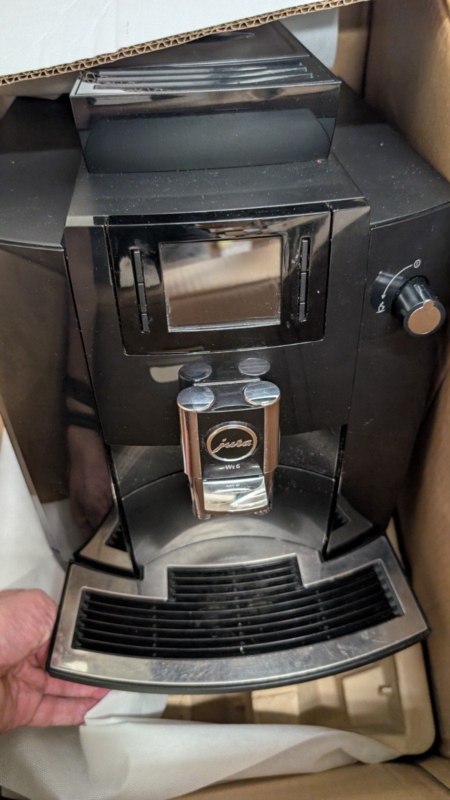 Jura W6 Koffiemachine - Gebruikt, Gebruikt, 10 kopjes of meer, Koffiemachine, Koffiebonen