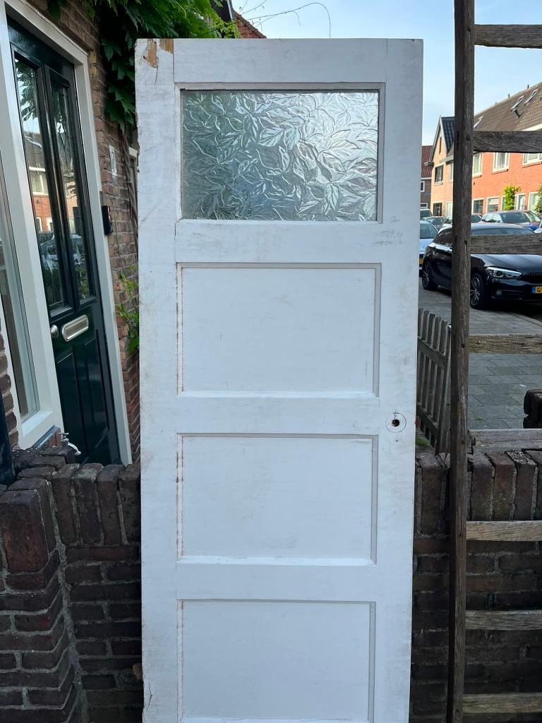 Deuren - Jaren 30 woning - Paneeldeuren, Ophalen, Gebruikt, Minder dan 80 cm, Binnendeur