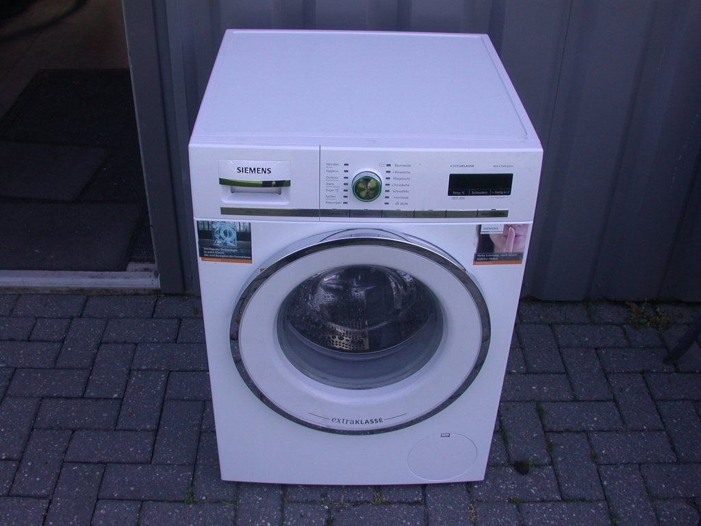 SA5) Keurige Siemens wasmachine 8kg/1600 toeren, A+++-30%, Witgoed en Apparatuur, Ophalen, 1200 tot 1600 toeren, Gebruikt, 8 tot 10 kg