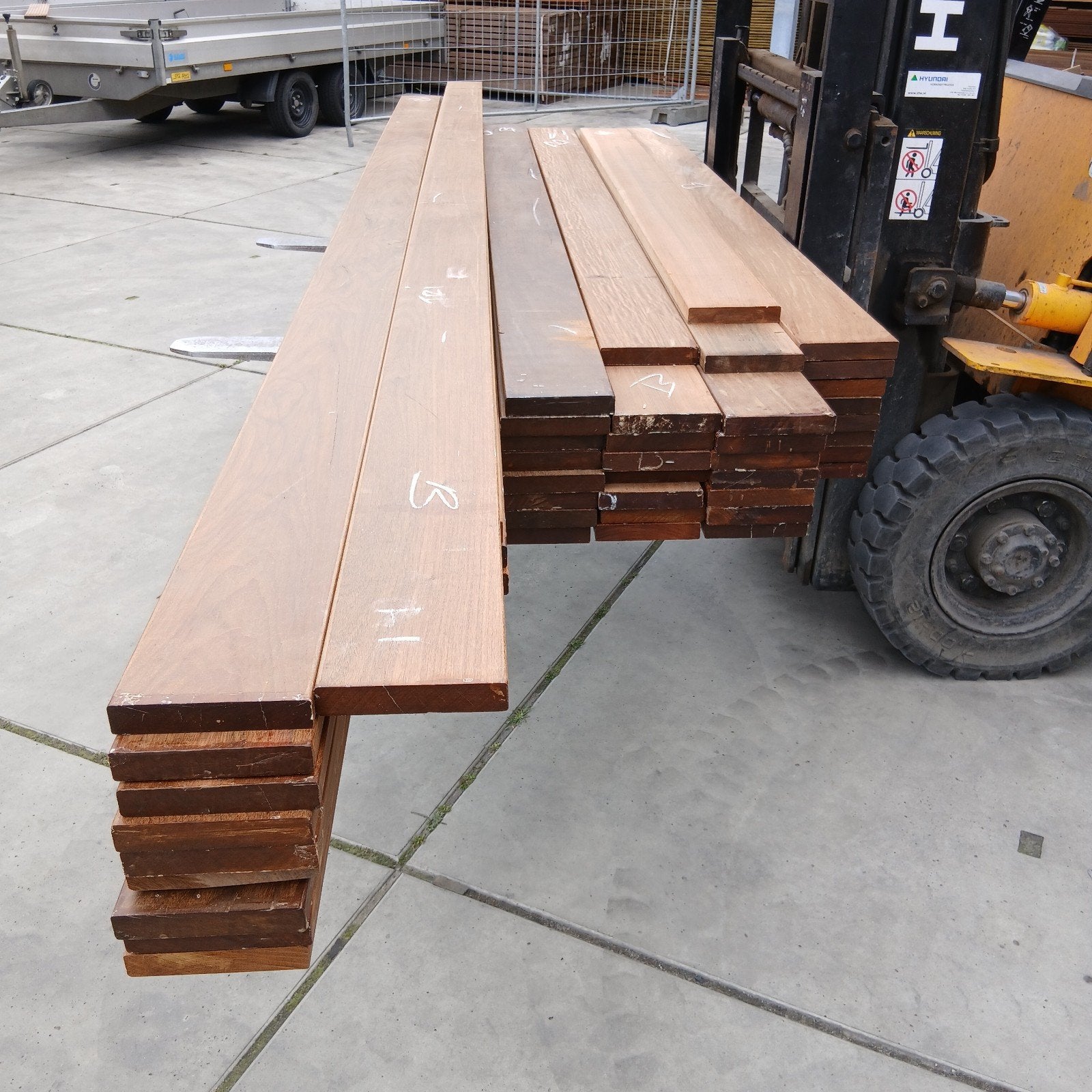 B-keus Ipe vlonderplanken, terrasplanken, dekdelen 25*140 mm, Ophalen