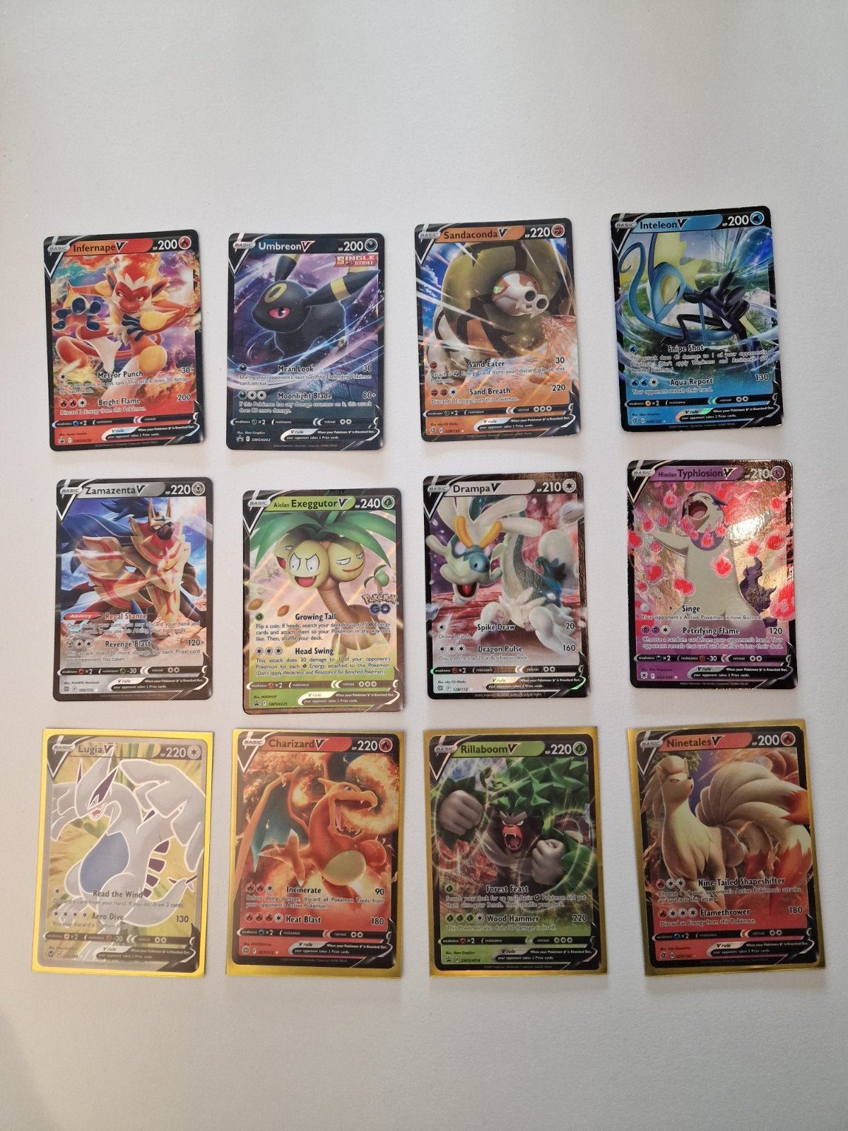 Pokémon V Kaarten - Diverse V kaarten, Ophalen of Verzenden, Zo goed als nieuw, Meerdere kaarten