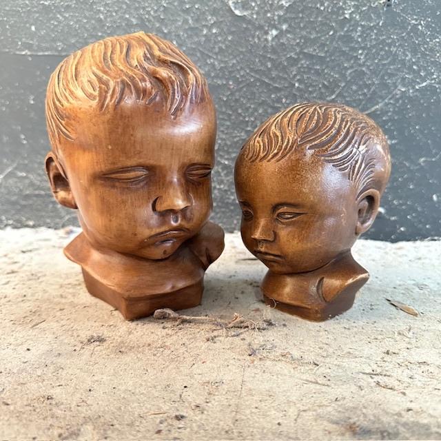 2 x  buste van kinderhoofdje " van Paridon", Ophalen of Verzenden, Zo goed als nieuw, Mens