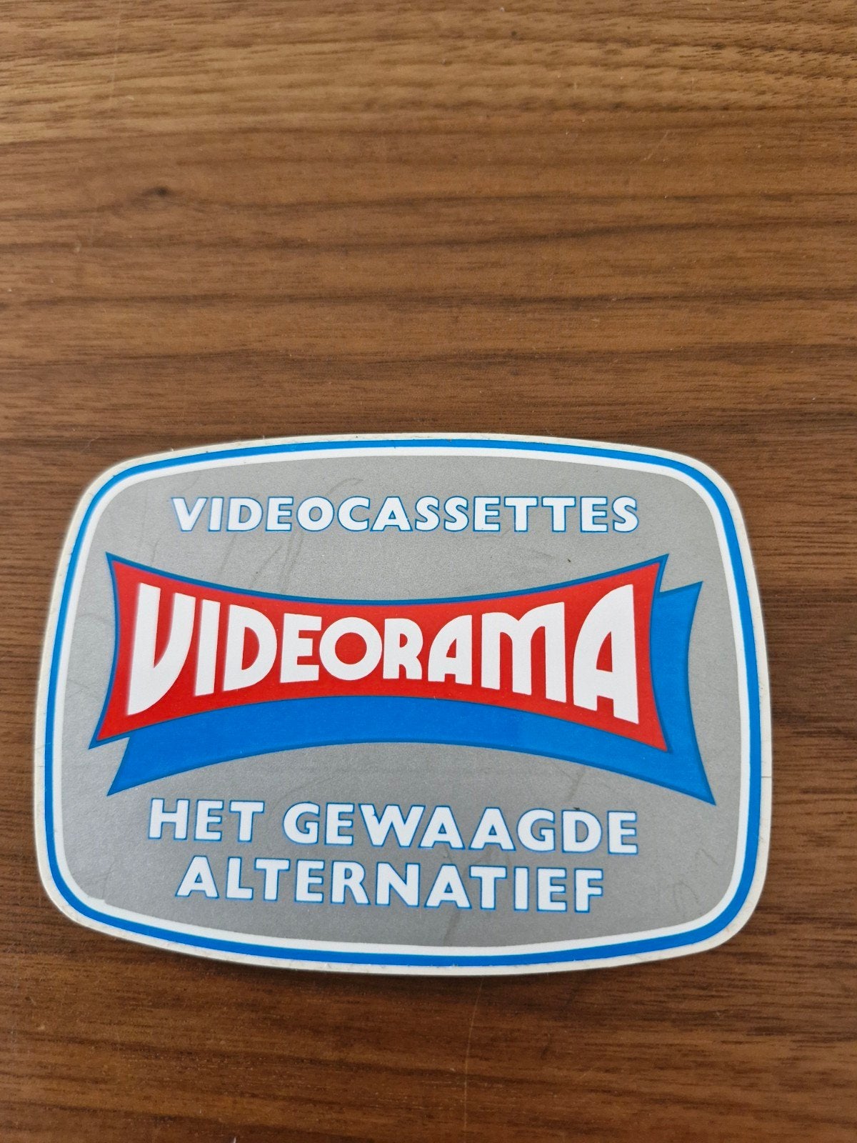 10760  Videorama Videocassettes Sticker - Het Gewaagde Alte, Ophalen of Verzenden, Zo goed als nieuw, Overige typen