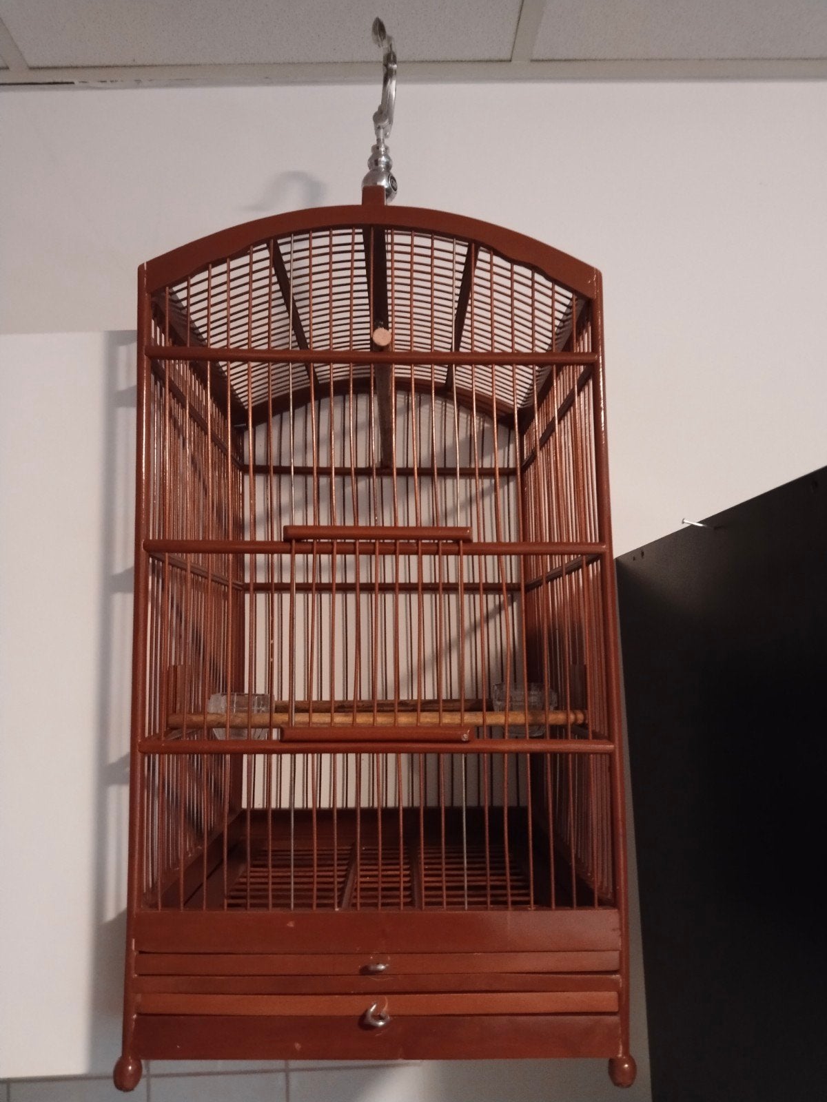 Indonesische zangkooi, Limited Edition., Ophalen, Hout, Vogelkooi