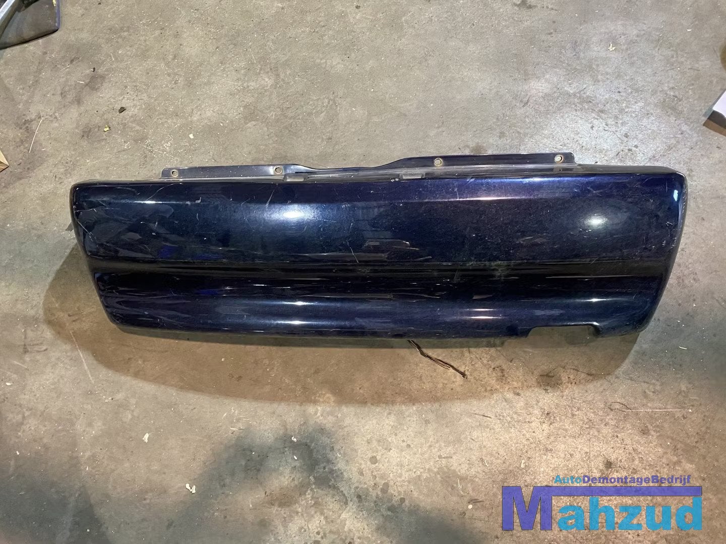 VW POLO 6N 3 deurs BLAUW LC5H Achterbumper Bumper achter, Auto-onderdelen, Gebruikt, Volkswagen, Volkswagen AG, Achter