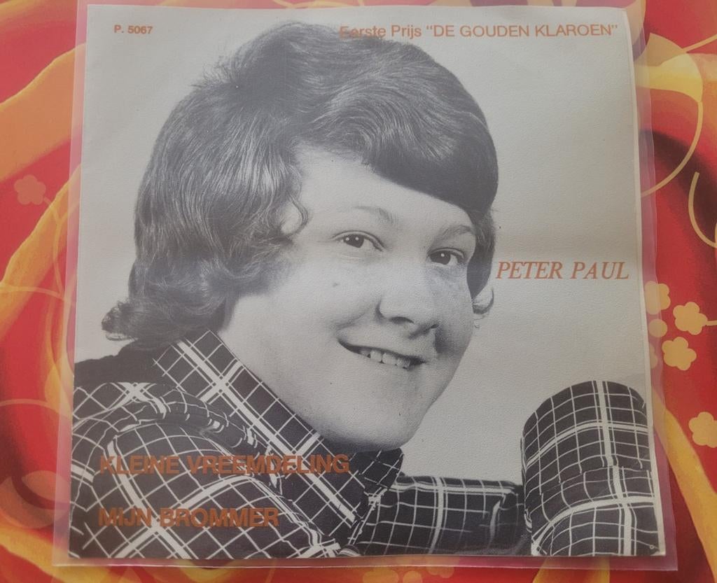 Peter Paul - Kleine vreemdeling- Mijn brommer., Ophalen, Zo goed als nieuw, Overige formaten, Levenslied of Smartlap