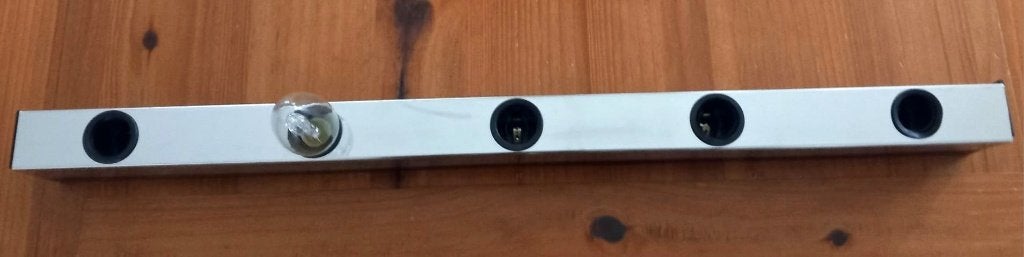 Lampenfitting, Ophalen of Verzenden, Zo goed als nieuw, Kunststof