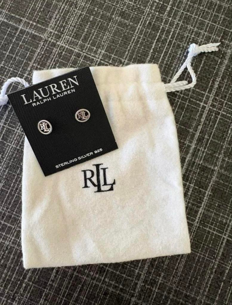 Nieuwe Lauren Ralph Lauren Oorbellen - Sterling Zilver, Nieuw, Ophalen of Verzenden, Knopjes of Stekers, Zilver