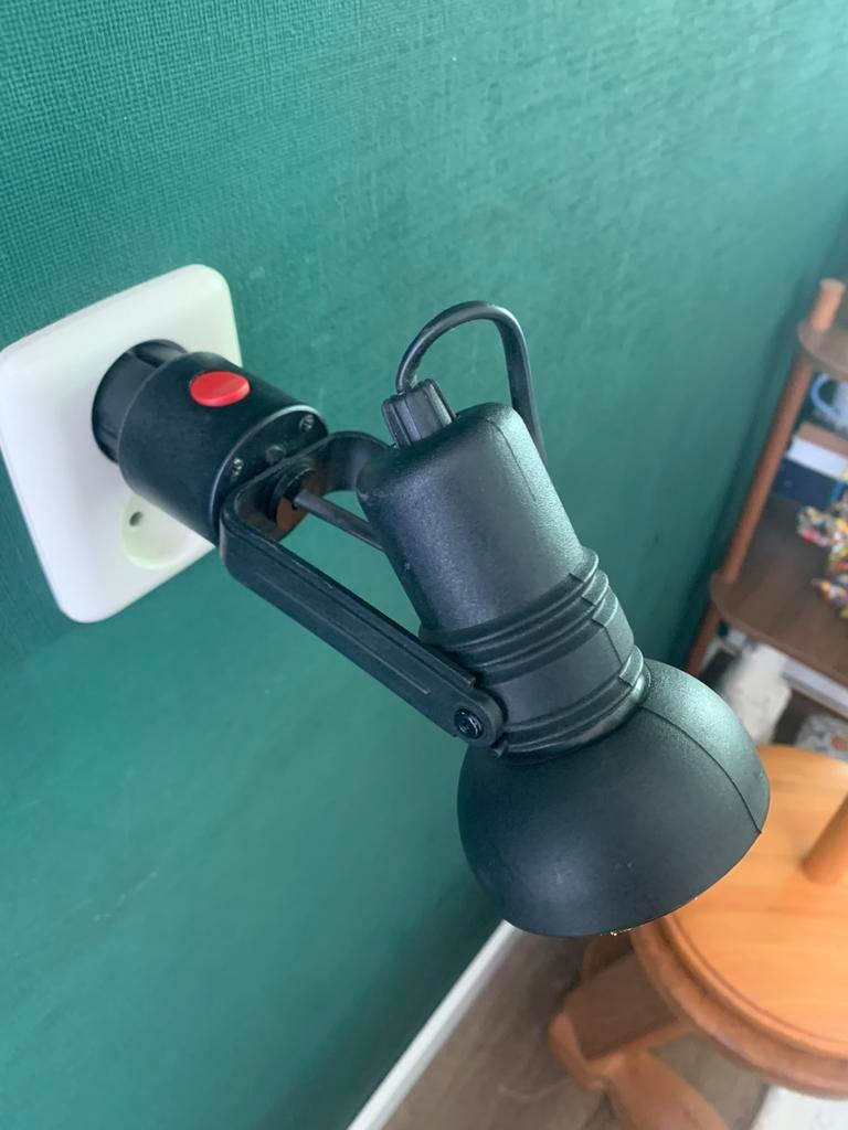 Retro stekkerlamp jaren 80, Huis en Inrichting, -, -, Ophalen of Verzenden, Zo goed als nieuw