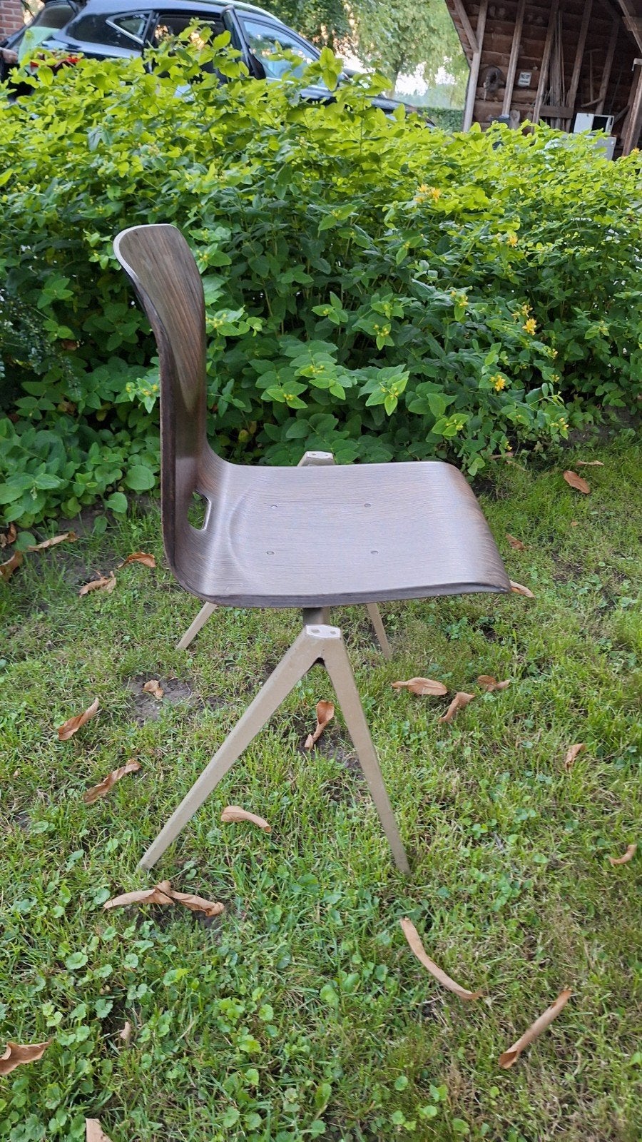15 Vintage Galvanitas Pagholz Stoelen - Donkerbruin, Ophalen