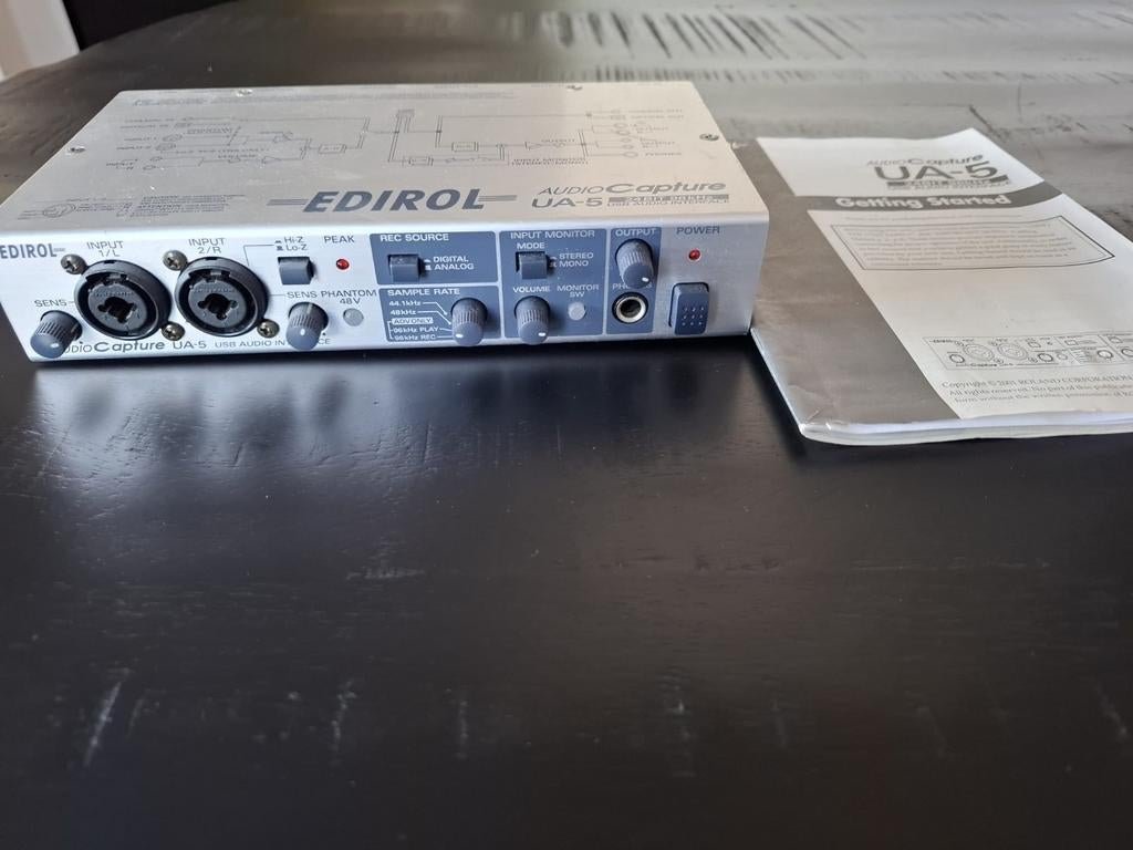 Te koop Edirol AudioCapture UA-5, Muziek en Instrumenten, Ophalen of Verzenden