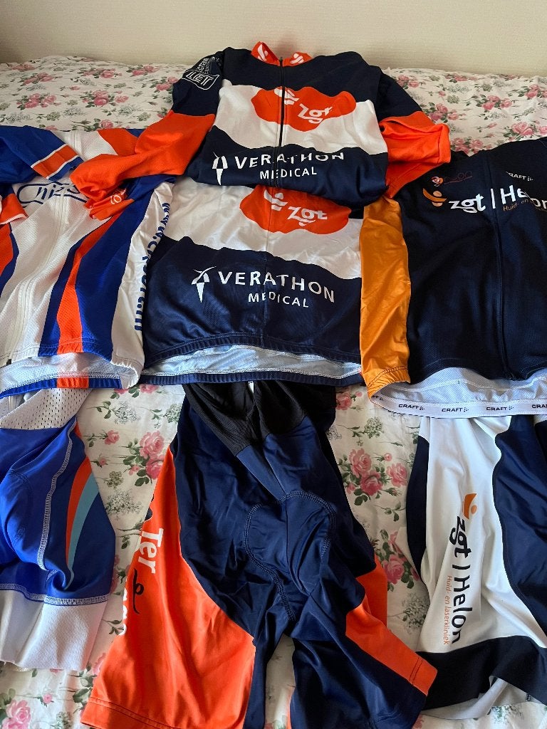 Fietskleding diverse tenues., Zo goed als nieuw, XL, Bovenkleding, Ophalen