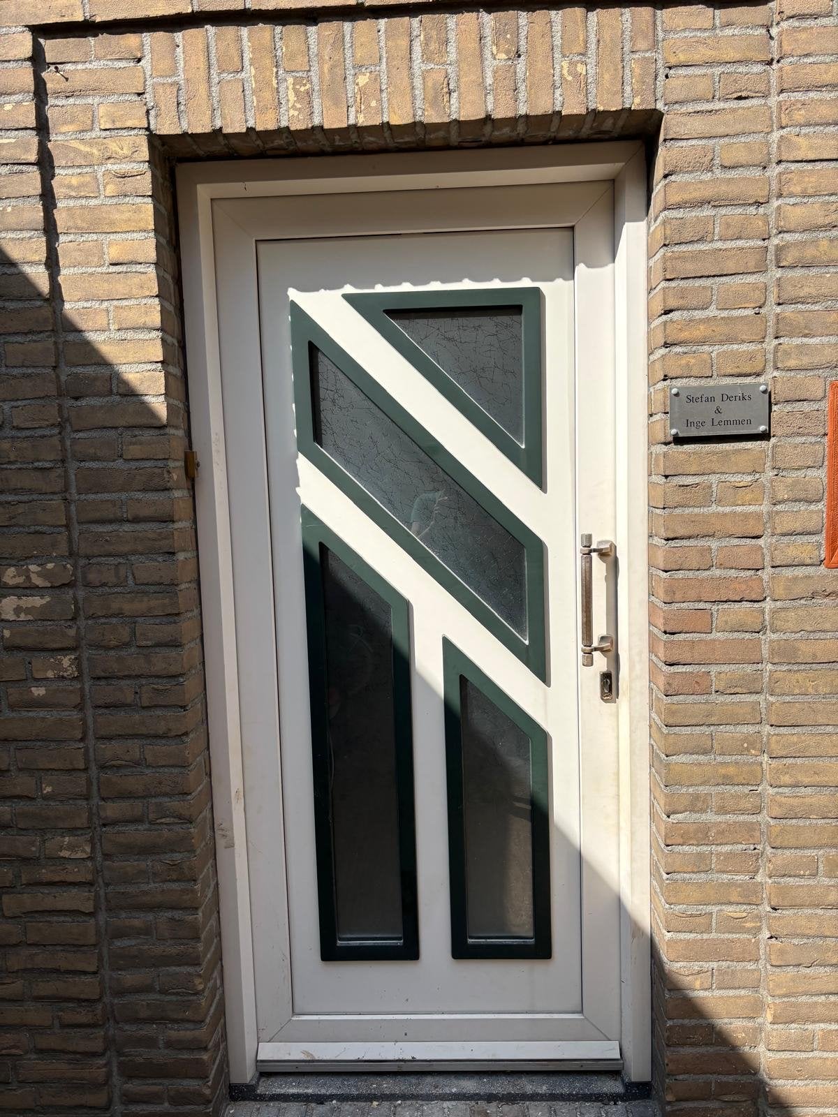 Voordeur met Glaspanelen, Ophalen, 80 tot 100 cm, 200 tot 215 cm, Glas