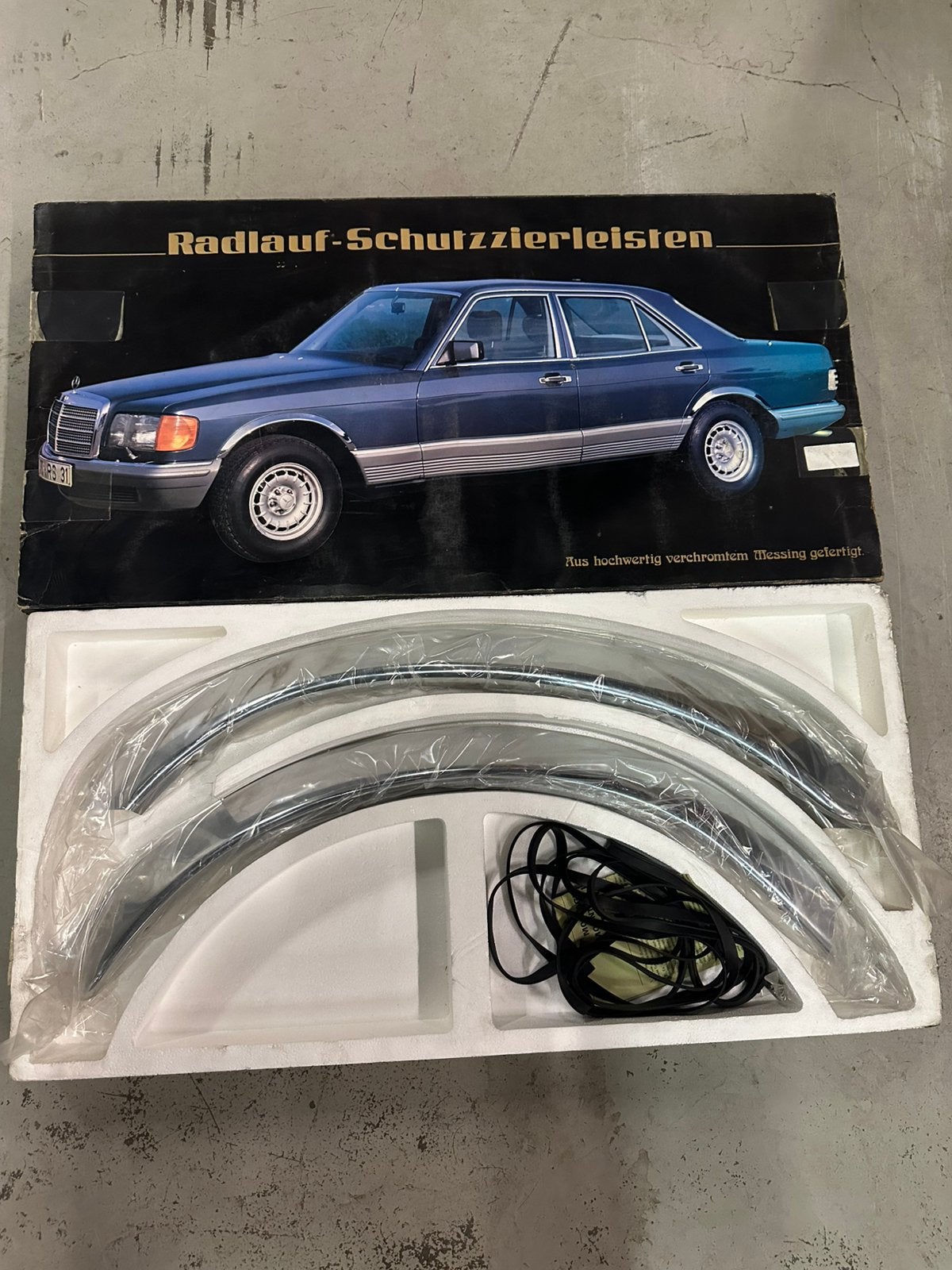 Mercedes w126 wiekast randen chroom nieuw, Ophalen of Verzenden