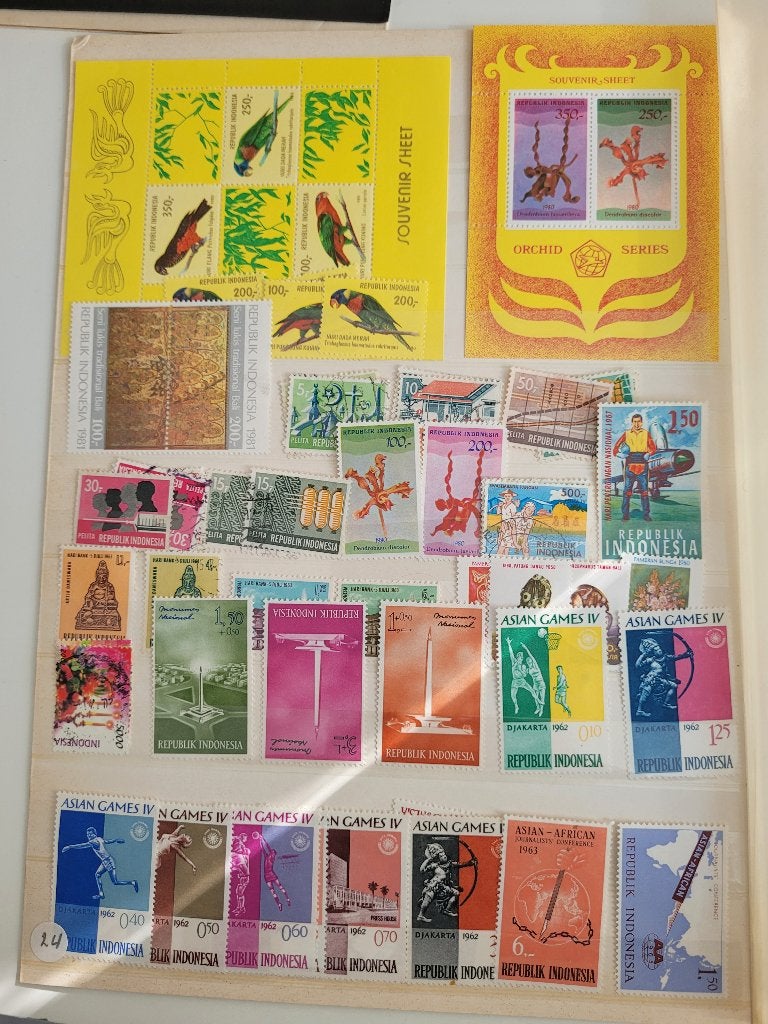 restant postzegels Republiek Indonesië, Ophalen of Verzenden, Gestempeld, Zuidoost-Azië