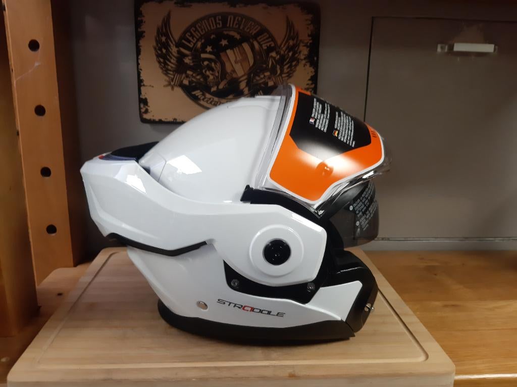 Beon Stradale systeemhelm wit M motor scooter helm maat M, M, Pascalstraat 6 1704 RD Heerhugowaard, Systeemhelm, Dames