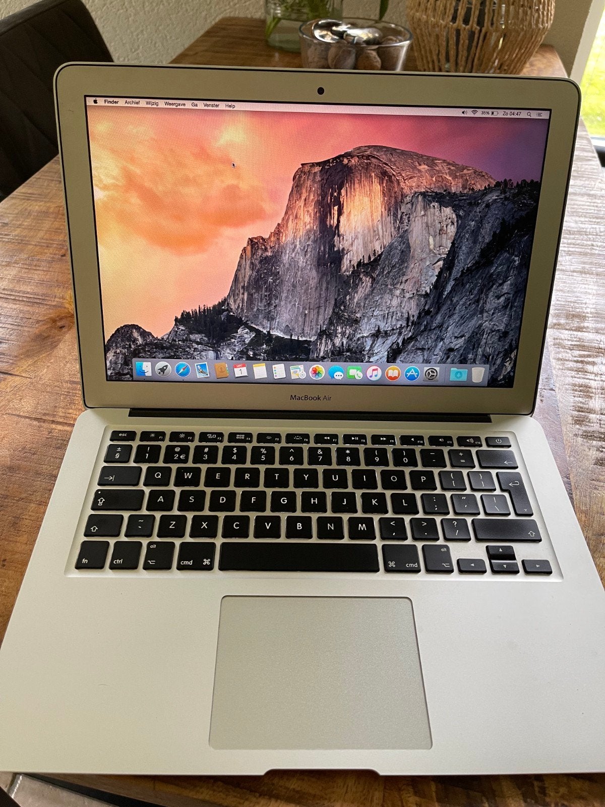 MacBook Air 13-inch (2015) - 1.6GHz i5, 4GB RAM, 128GB SSD, Computers en Software, Gebruikt, Qwerty, 13 inch, Minder dan 2 Ghz
