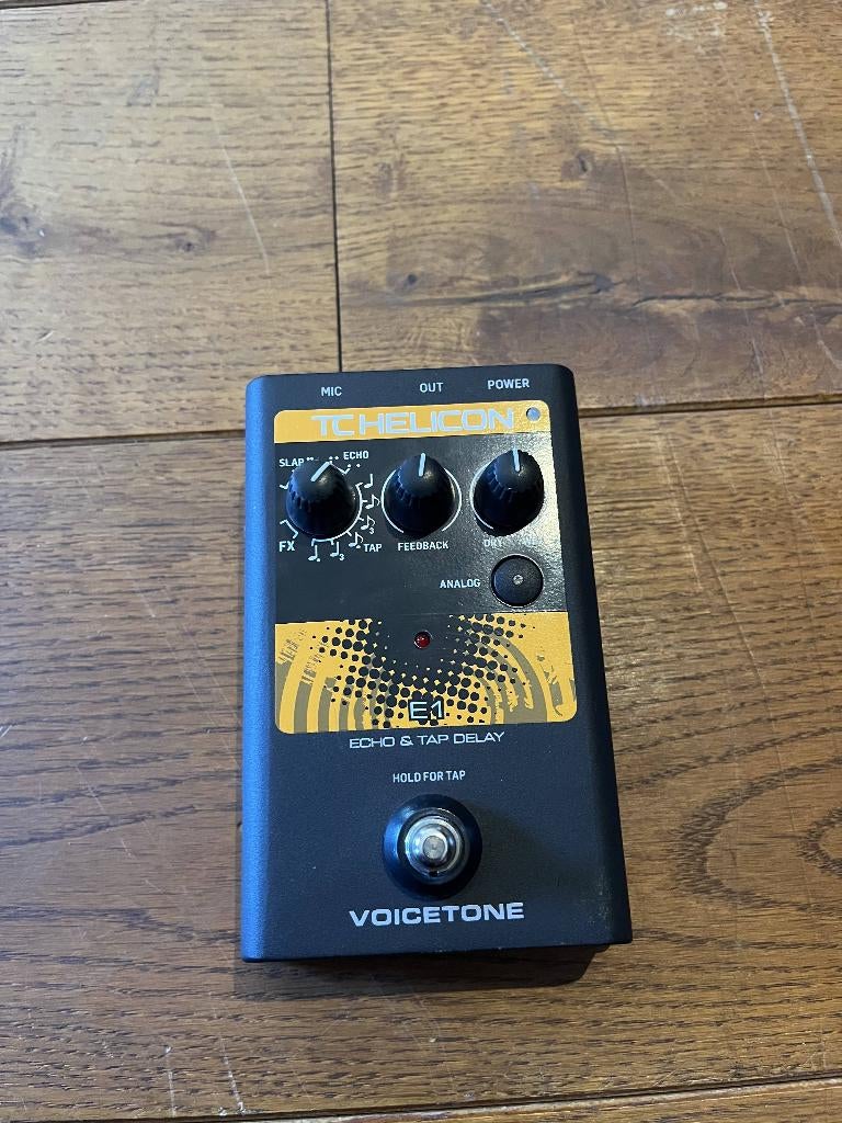 TC Helicon VoiceTone E1, Muziek en Instrumenten, Effecten, Ophalen of Verzenden, Zo goed als nieuw, Delay of Echo