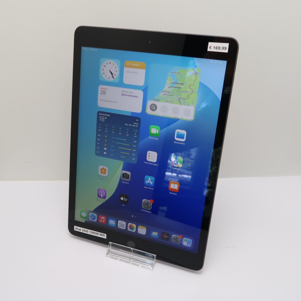 iPad 2020 8th Gen 128GB Wifi Space Gray | in Goede Staat, Computers en Software, Apple iPads, Niet ingevuld, Zo goed als nieuw