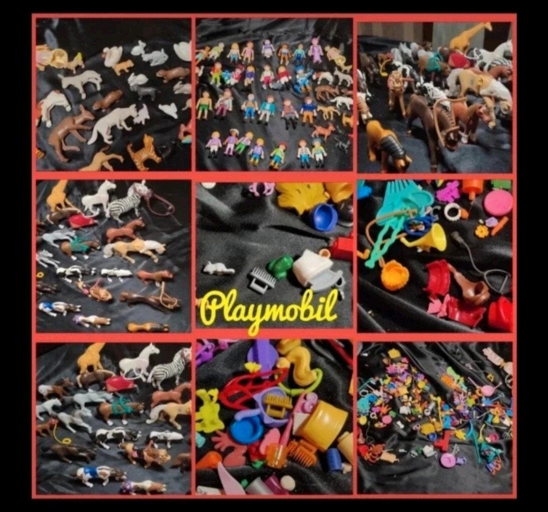 Grote Playmobil Verzameling Buitenleven & Paarden - ZGAN, Ophalen
