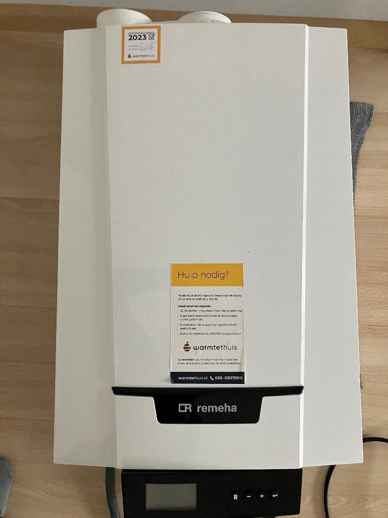 CV ketel Remeha, Doe-het-zelf en Verbouw, Verwarming en Radiatoren, Ophalen, 30 tot 80 cm, Hoog rendement (Hr), Cv-ketel of Combi-ketel
