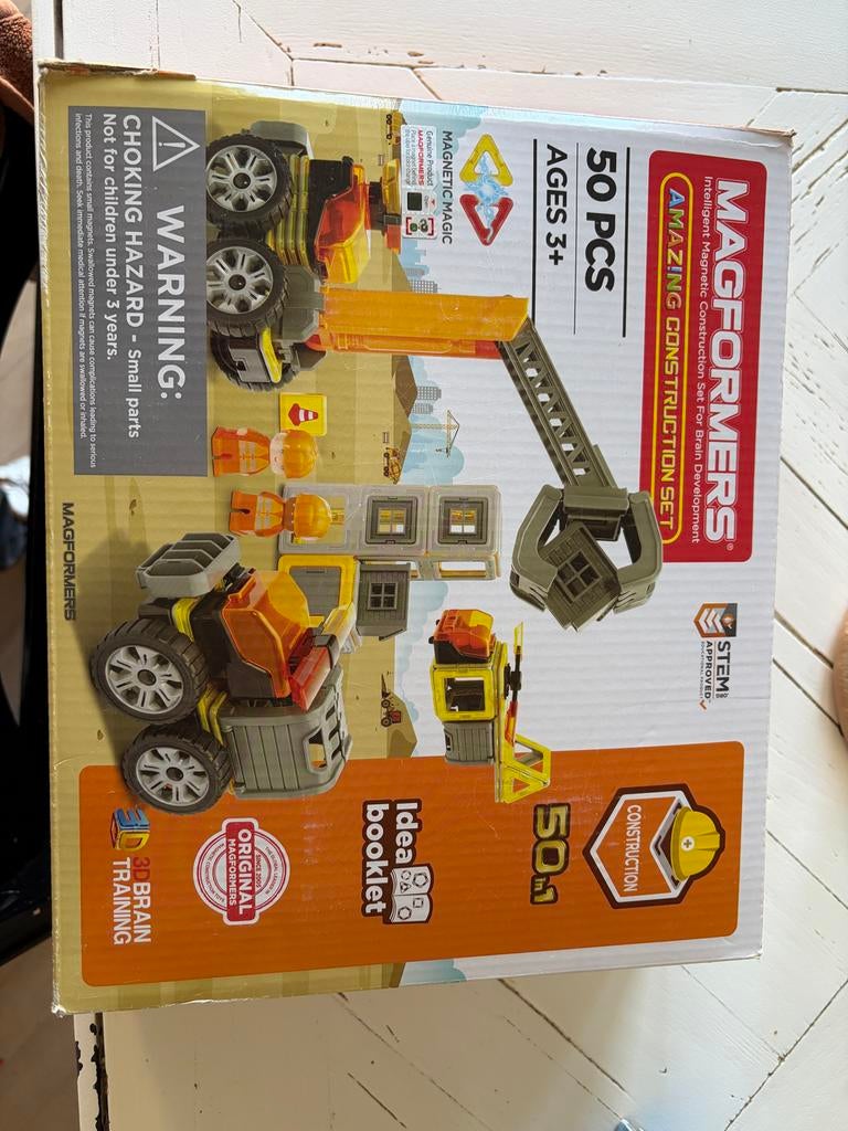 Magformers Amazing Construction Set - 50 Stuks, Ophalen of Verzenden, Nieuw, Overige merken