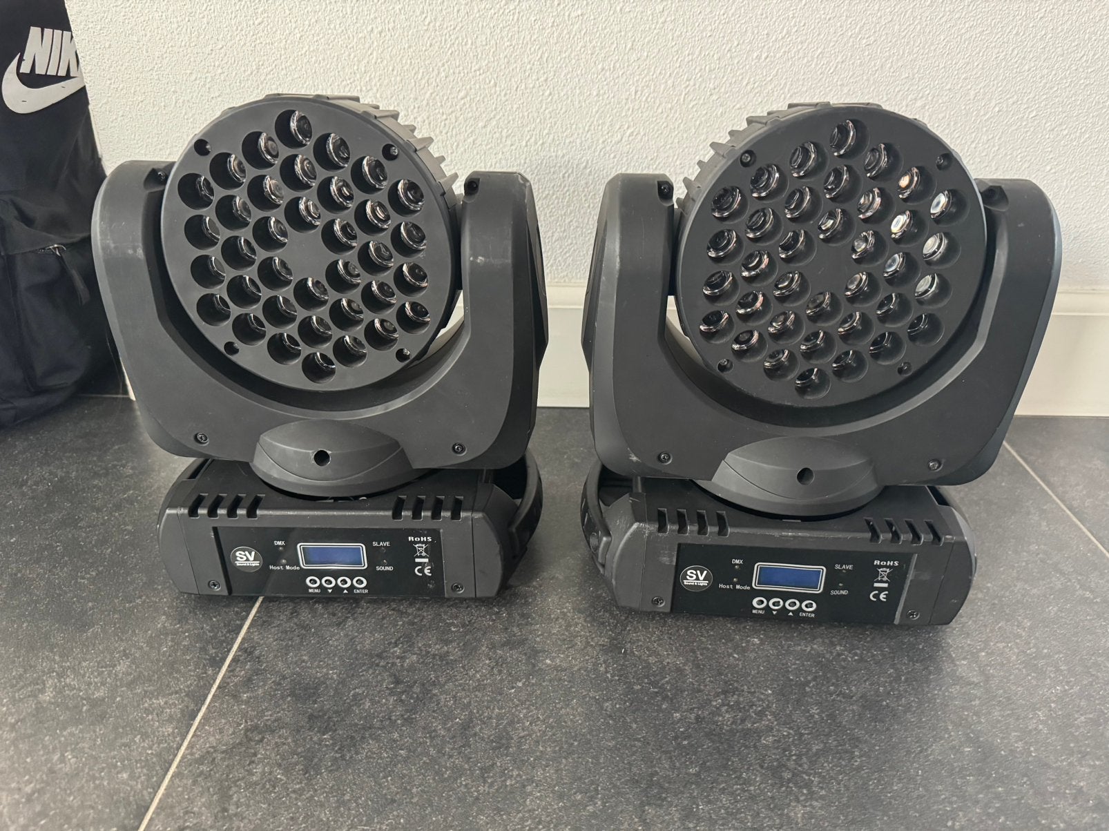 2x LED Wash Movinghead MH-100 DMX | DJ / Podiumverlichting, Muziek en Instrumenten, Licht en Laser, Ophalen of Verzenden, Zo goed als nieuw