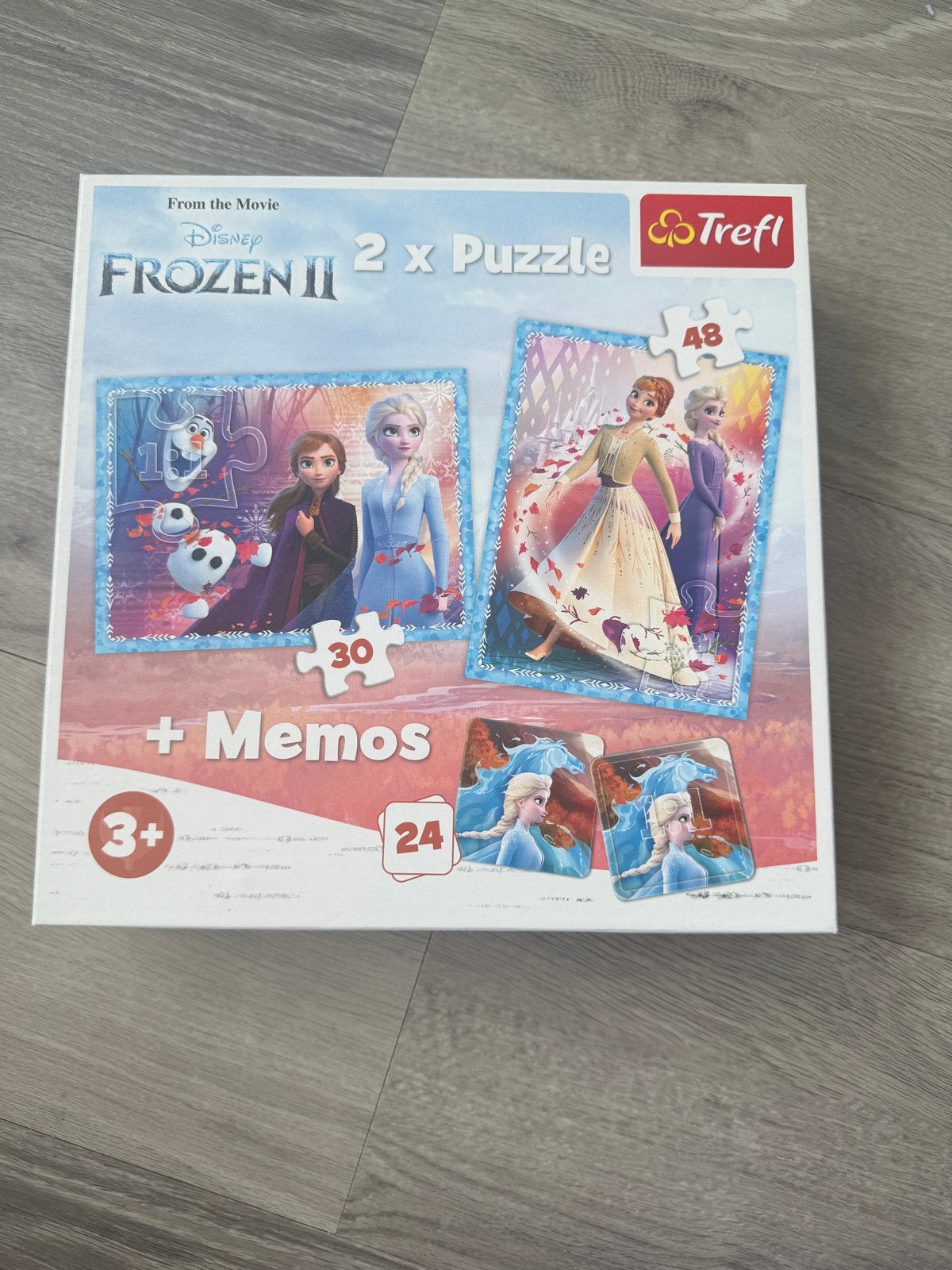 Trefl Puzzel en memory van Frozen - Compleet, Ophalen of Verzenden, 10 tot 50 stukjes, Zo goed als nieuw, 4 tot 6 jaar